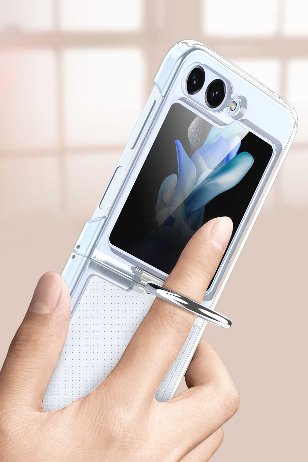 Umhänge-Hülle Flip MORE Galaxy Black&White MTB Kordel, mit ENERGY Samsung, 5, Backcover, Z