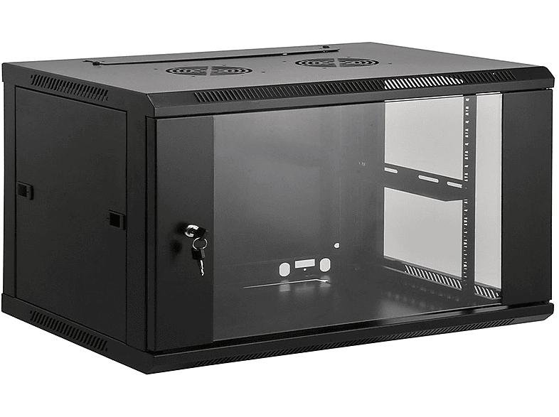 Rack  - 111-6406 Armario rack de pared 19" - 600x450mm - 6U KIMEX