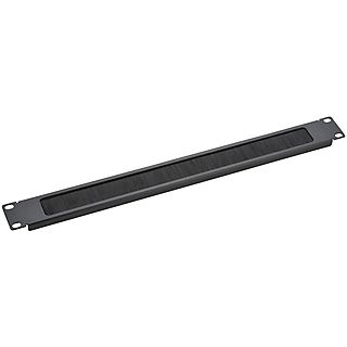 Rack  - 110-0187 Panel pasacables para Armario Rack 19" con cepillo KIMEX, Negro