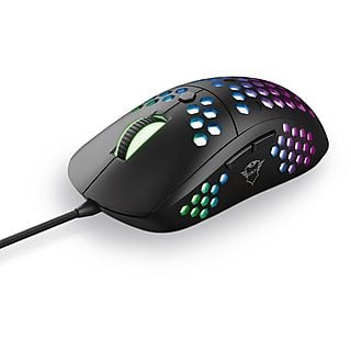 Ratón Gaming - TRUST 23758, Por cable, 10000 ppp, Negro