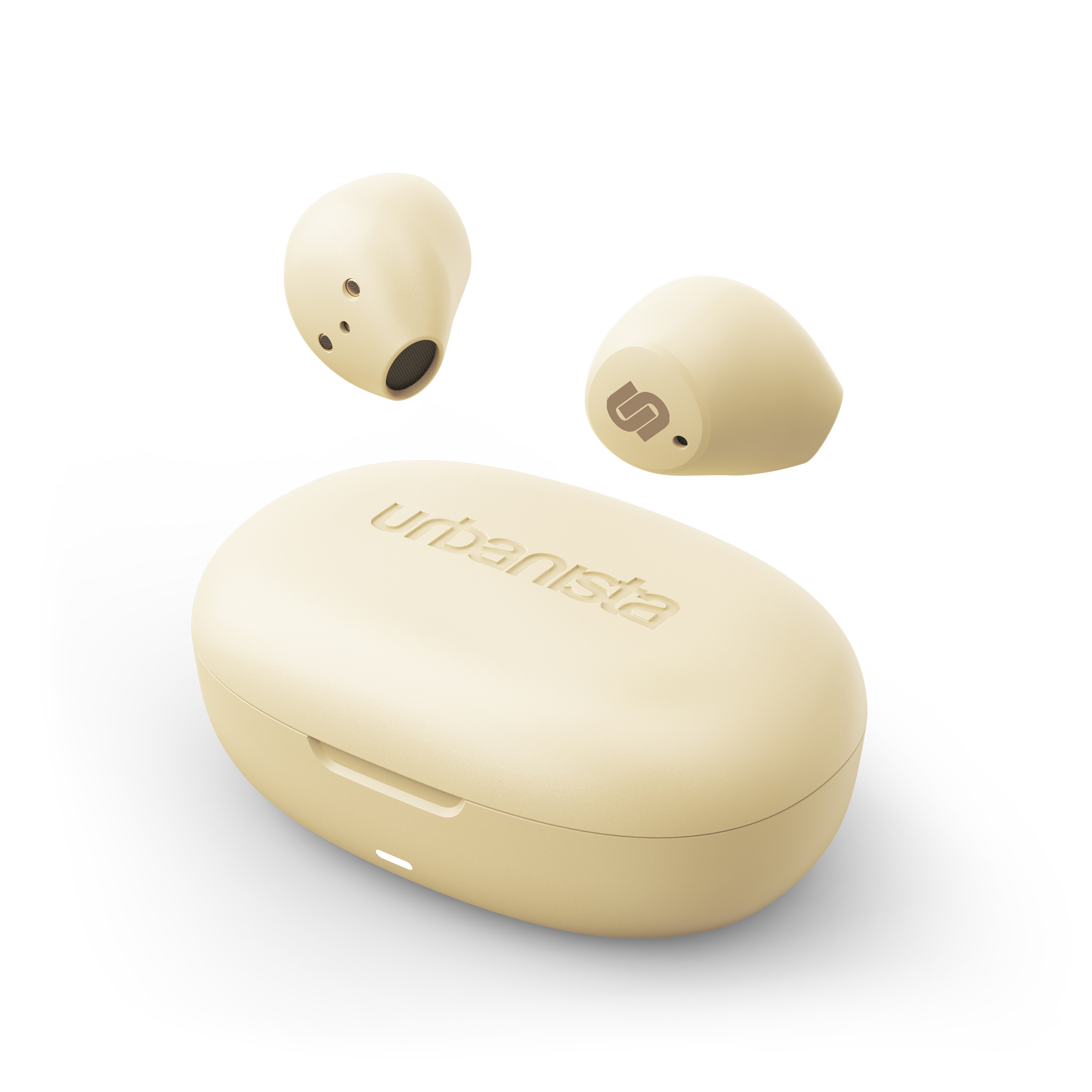 In-ear Bluetooth URBANISTA In-Ear - Cream Vanilla Headphones Wireless Lisbon,