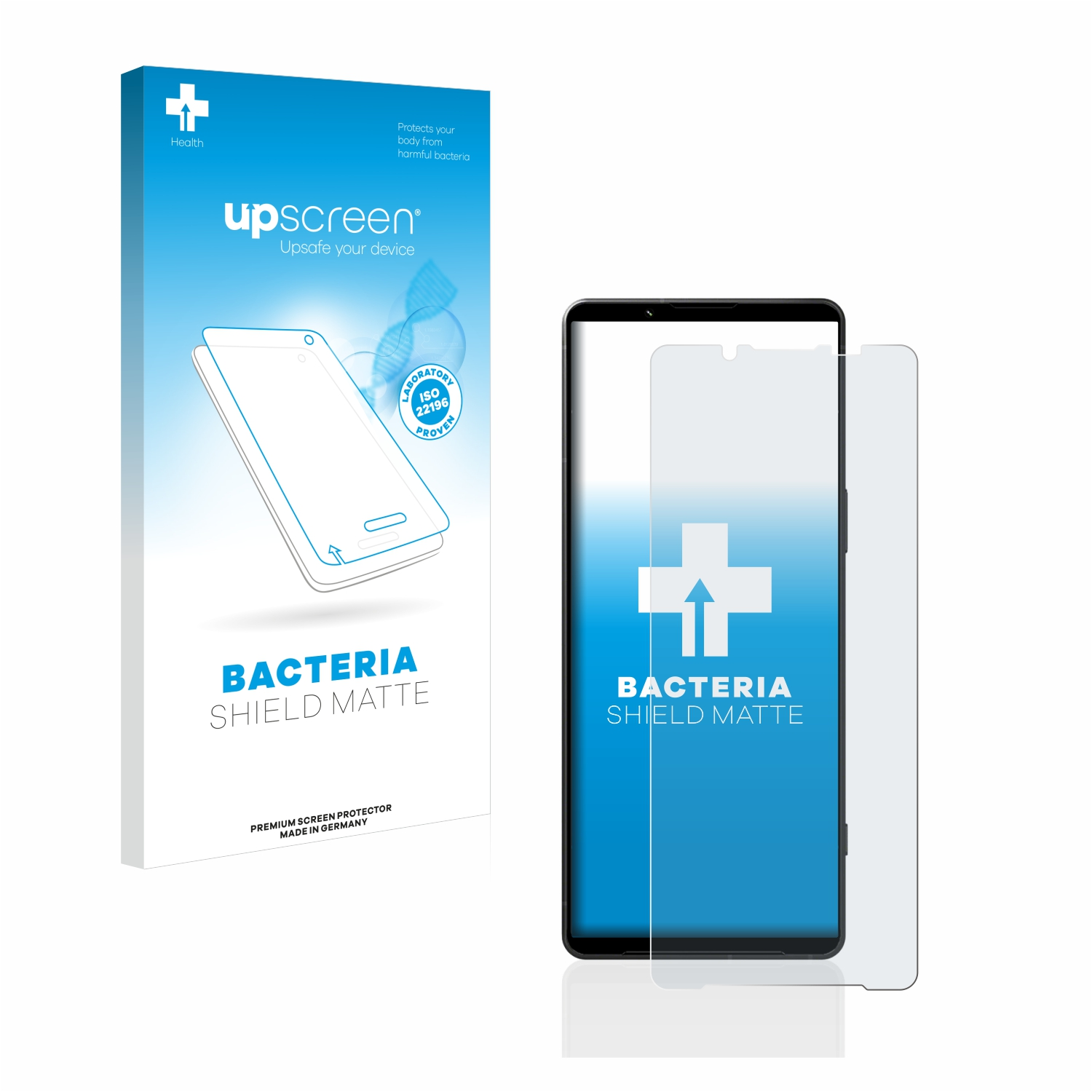 UPSCREEN antibakteriell entspiegelt 1 V) Schutzfolie(für Sony matte Xperia