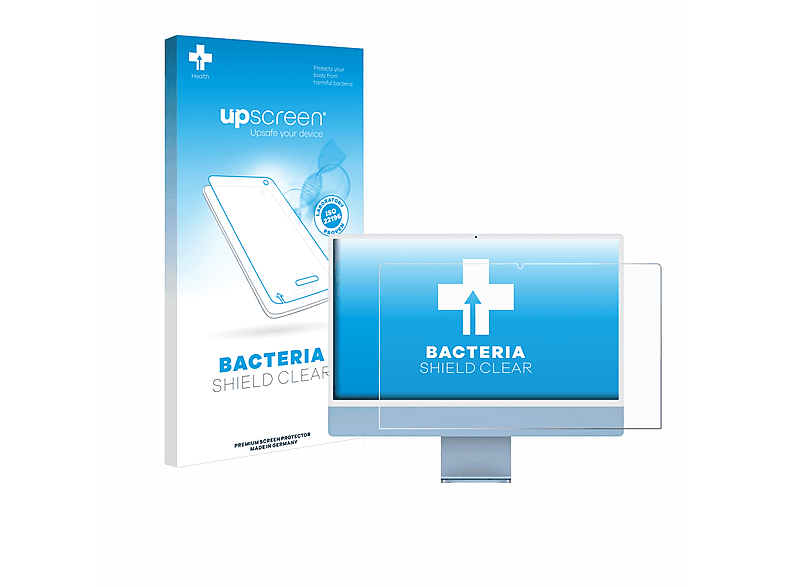 UPSCREEN antibakteriell klare Schutzfolie(für Apple 2021) M1 iMac 24