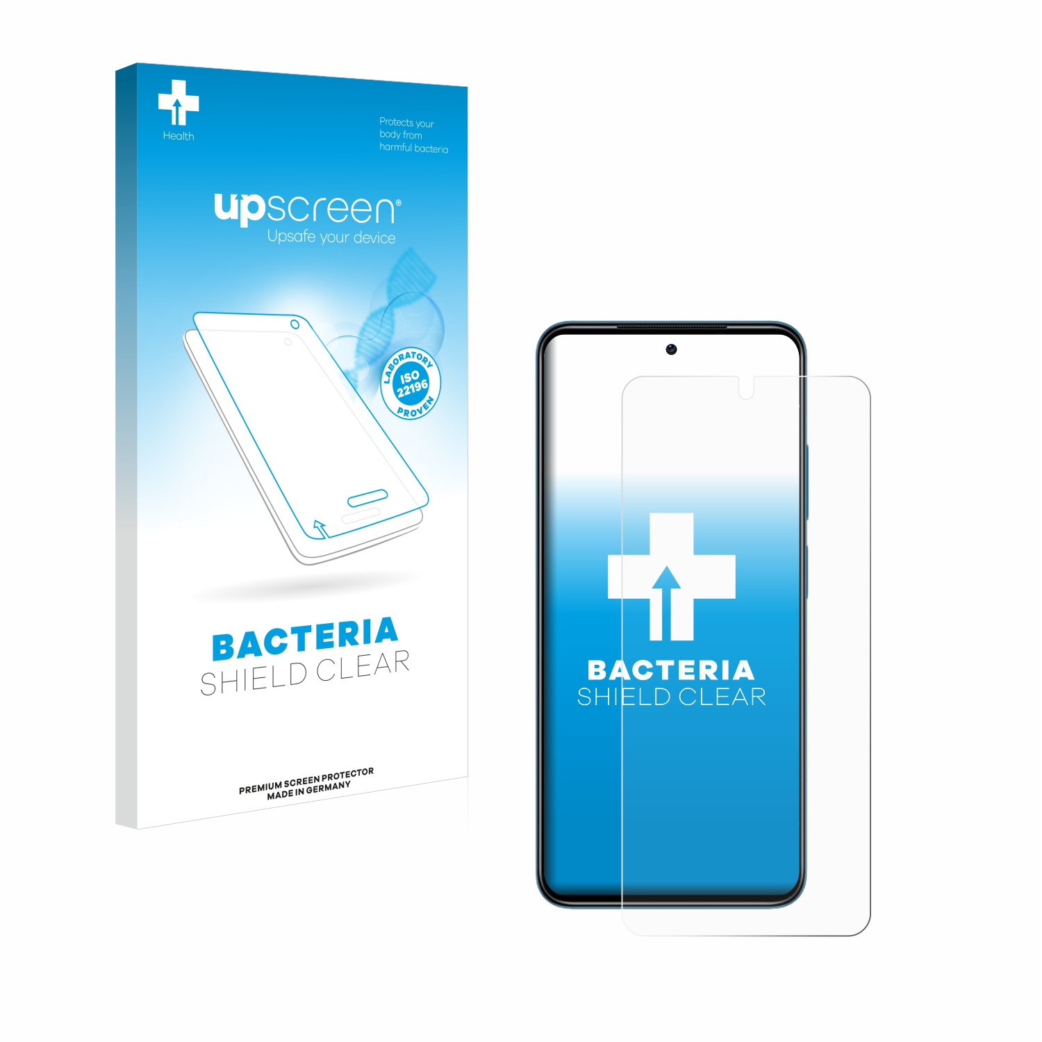 UPSCREEN antibakteriell klare Schutzfolie(für Xiaomi Note Redmi 11)
