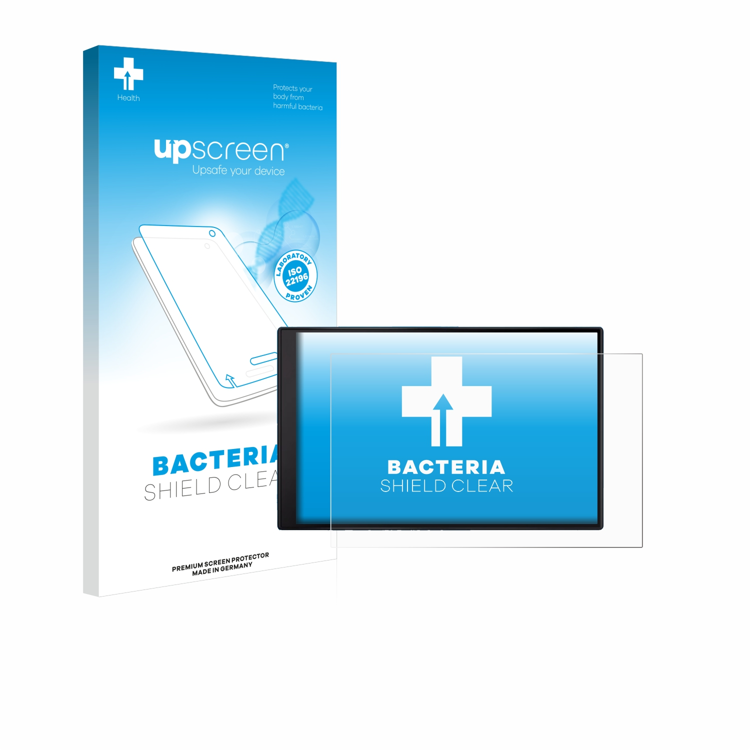 UPSCREEN antibakteriell klare Schutzfolie(für DriveSmart 86) Garmin