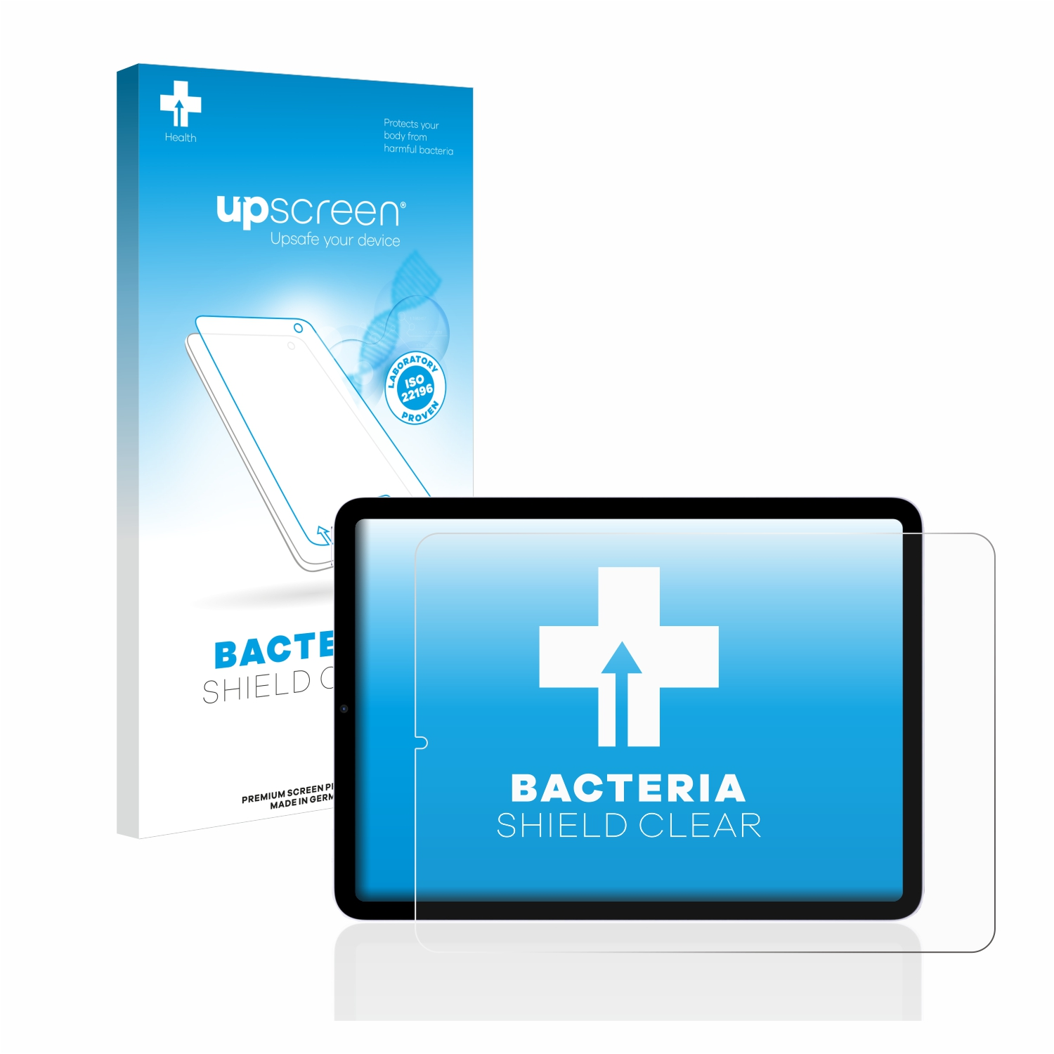 2022 antibakteriell 5 klare UPSCREEN (5. WiFi Cellular Apple iPad Air Schutzfolie(für Gen.))