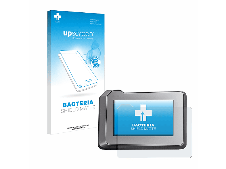 UPSCREEN antibakteriell matte Schutzfolie(für entspiegelt TFT-Display 7\
