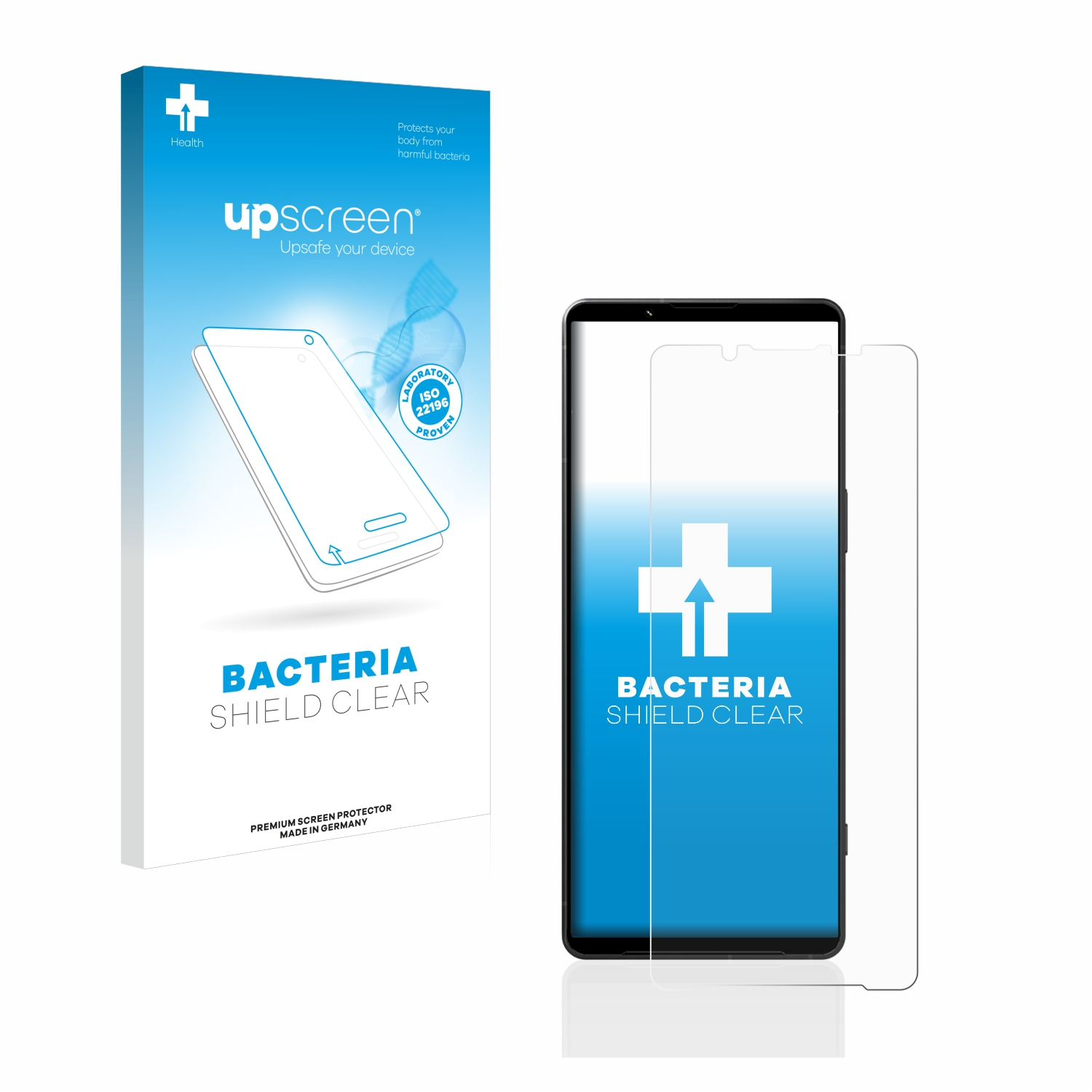 UPSCREEN antibakteriell klare Schutzfolie(für 1 Sony Xperia V)