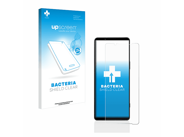 UPSCREEN antibakteriell klare Schutzfolie(für Sony Xperia 1 V)