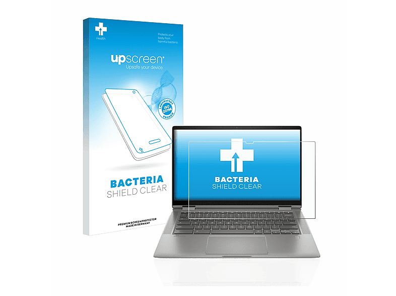 UPSCREEN Chromebook 14c) Schutzfolie(für antibakteriell klare HP x360