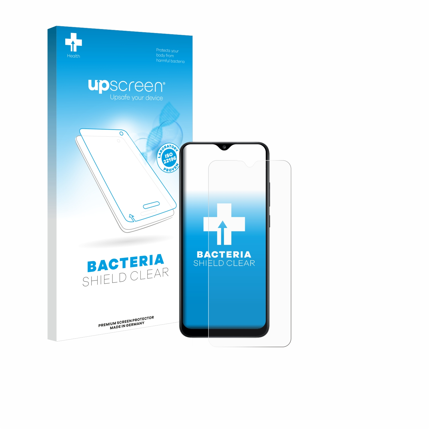 UPSCREEN antibakteriell Galaxy A02s) klare Samsung Schutzfolie(für