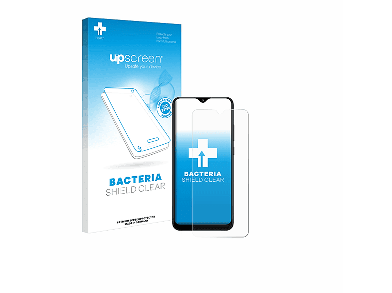 UPSCREEN Samsung klare Schutzfolie(für antibakteriell Galaxy A02s)