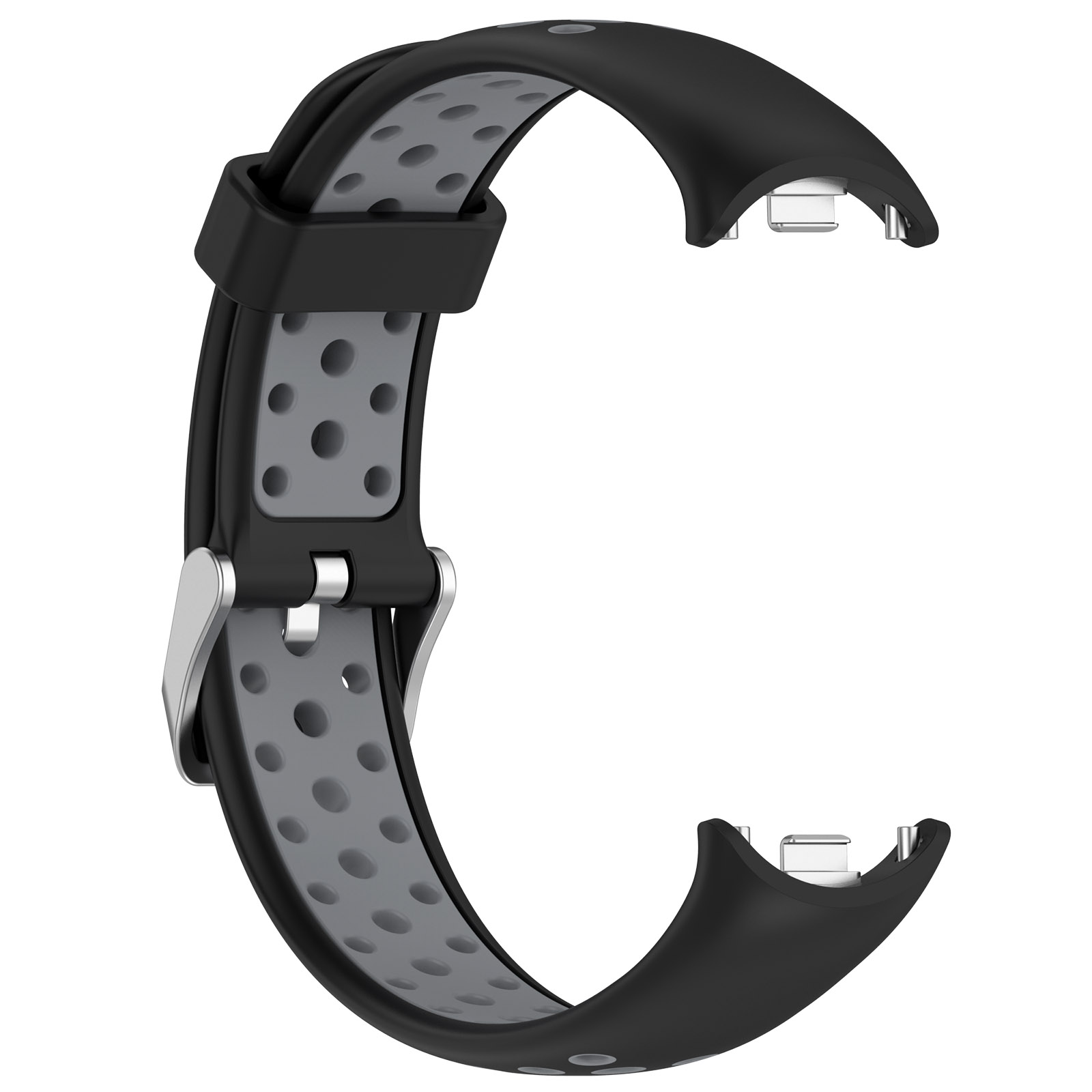 Silikon, Band Ersatzarmband, Mi INF Uhrenarmband Xiaomi, 8, Schwarz