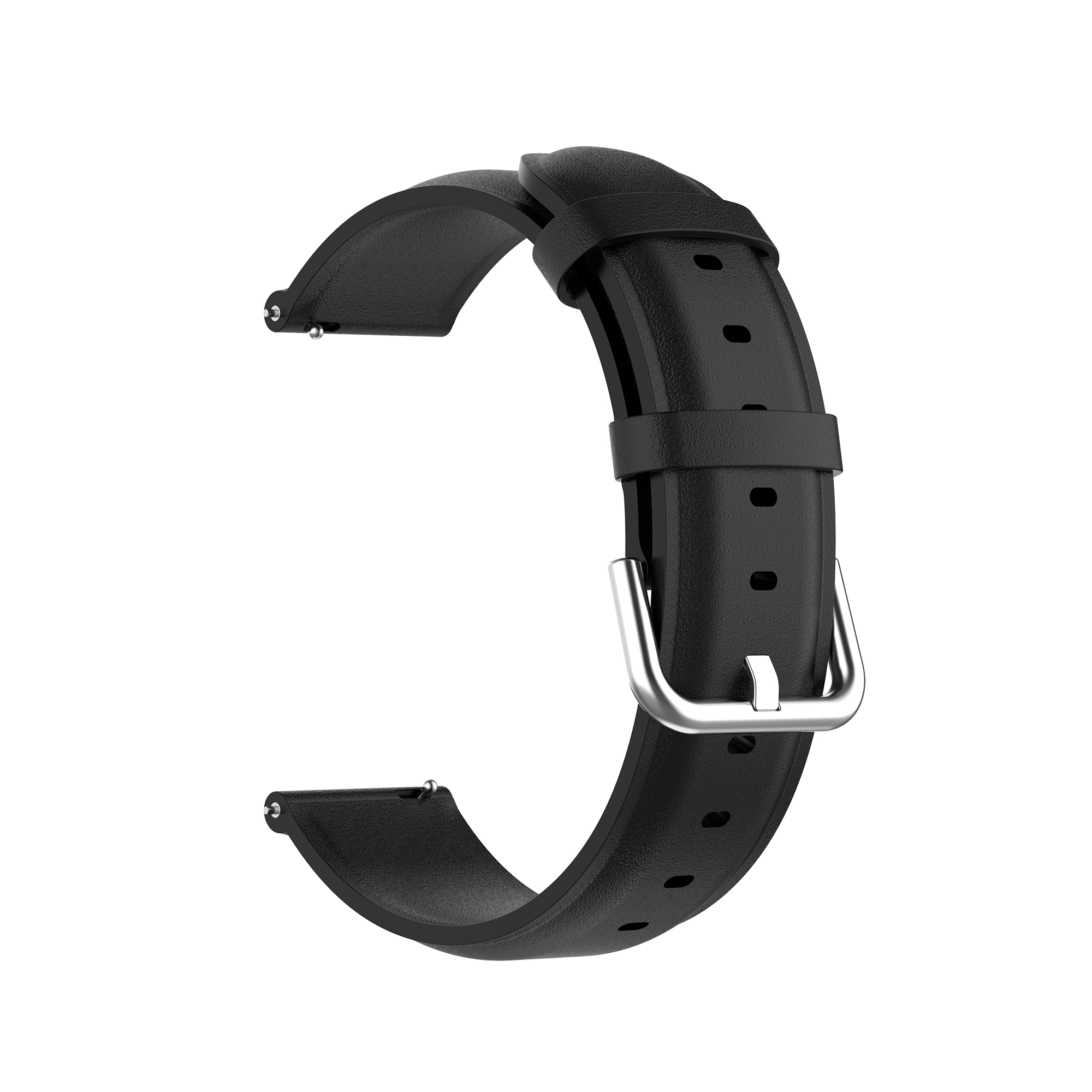mit Schwanz Watch echtem Leder aus INF Huawei Watch Huawei, Ersatzarmband, rundem 22mm, Uhrenarmband Schwarz 22 für m,