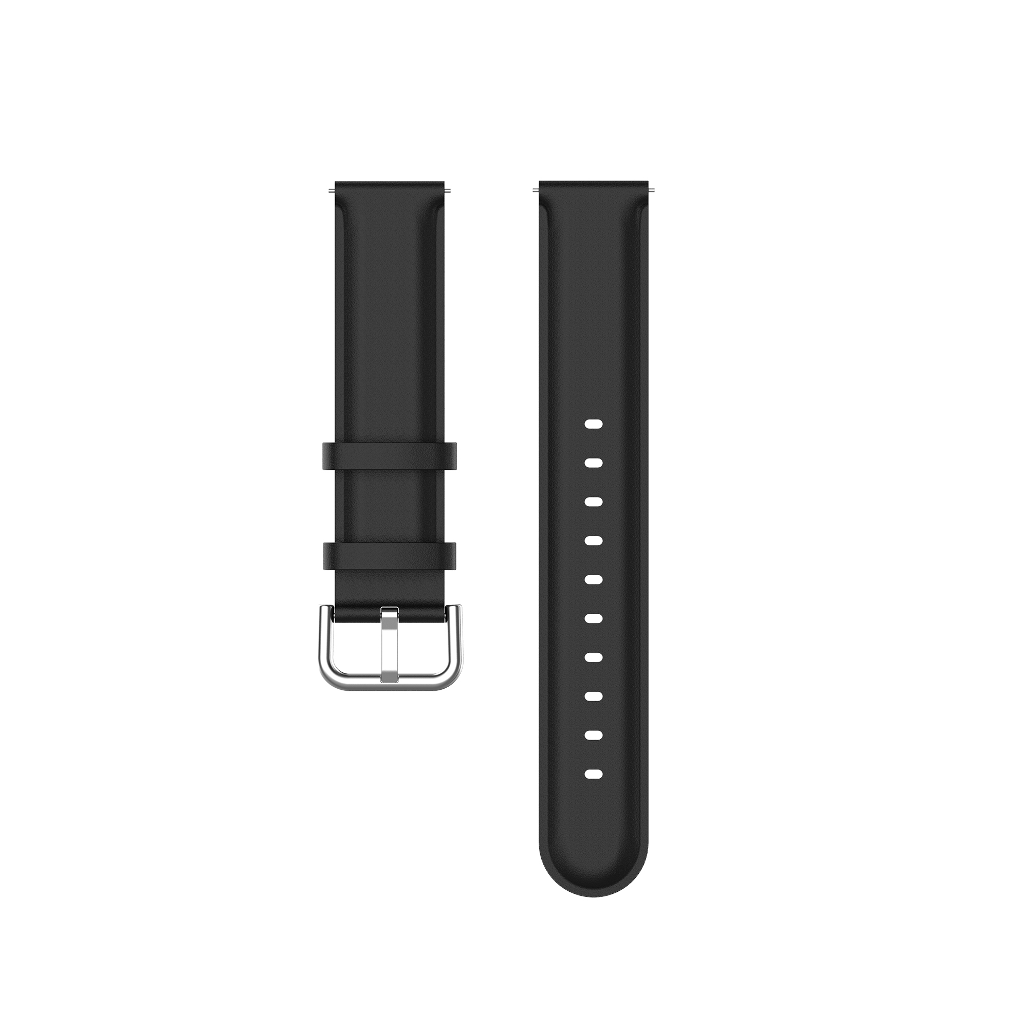 INF Uhrenarmband aus echtem Leder Ersatzarmband, m, Watch rundem 22 Huawei Huawei, mit Schwanz Watch 22mm, für Schwarz