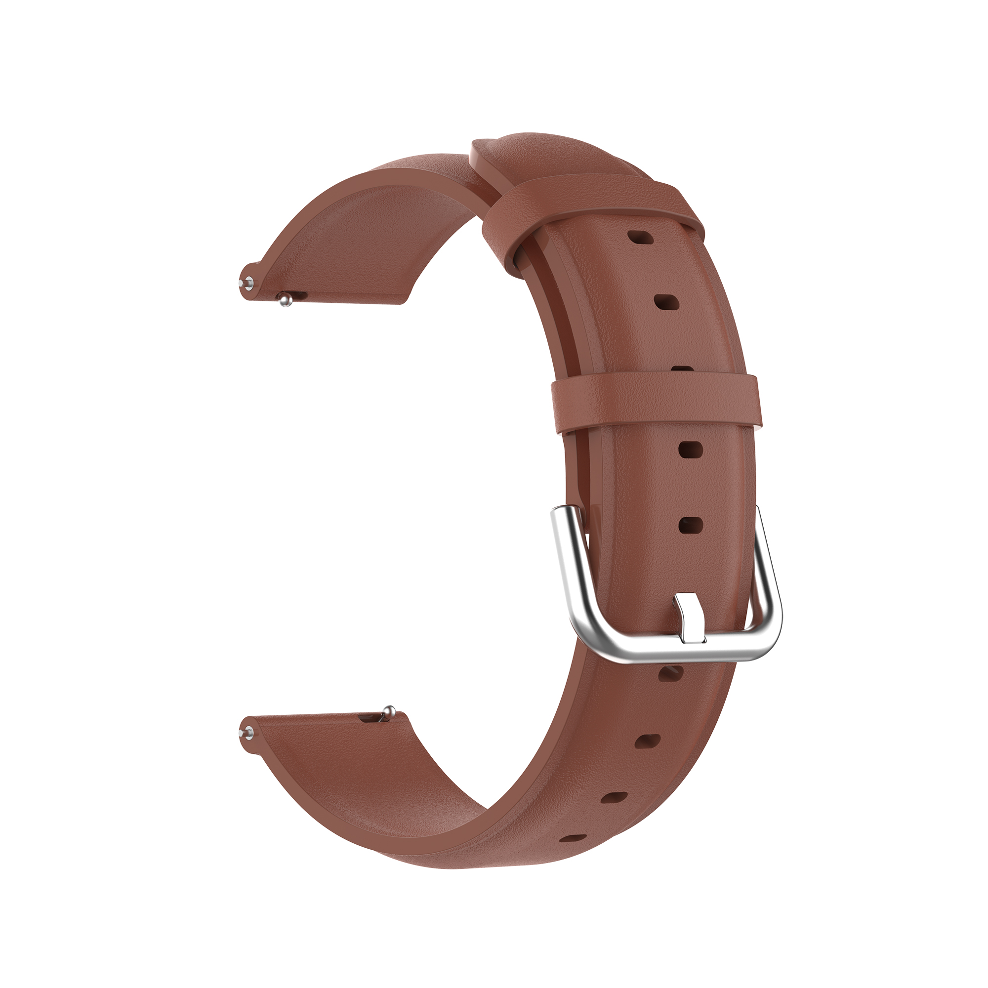 Braun aus echtem Uhrenarmband rundem 22mm, m, Huawei, Leder Schwanz mit Watch Huawei Ersatzarmband, Watch INF 22 für
