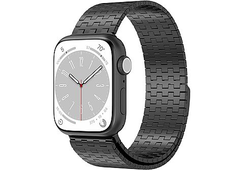 INF Ersatz-Magnetverschluss aus Edelstahl für Apple Watch-Armband 38/40/41, Ersatzarmband, Apple, Watch Band 38/40/41 mm, Schwarz