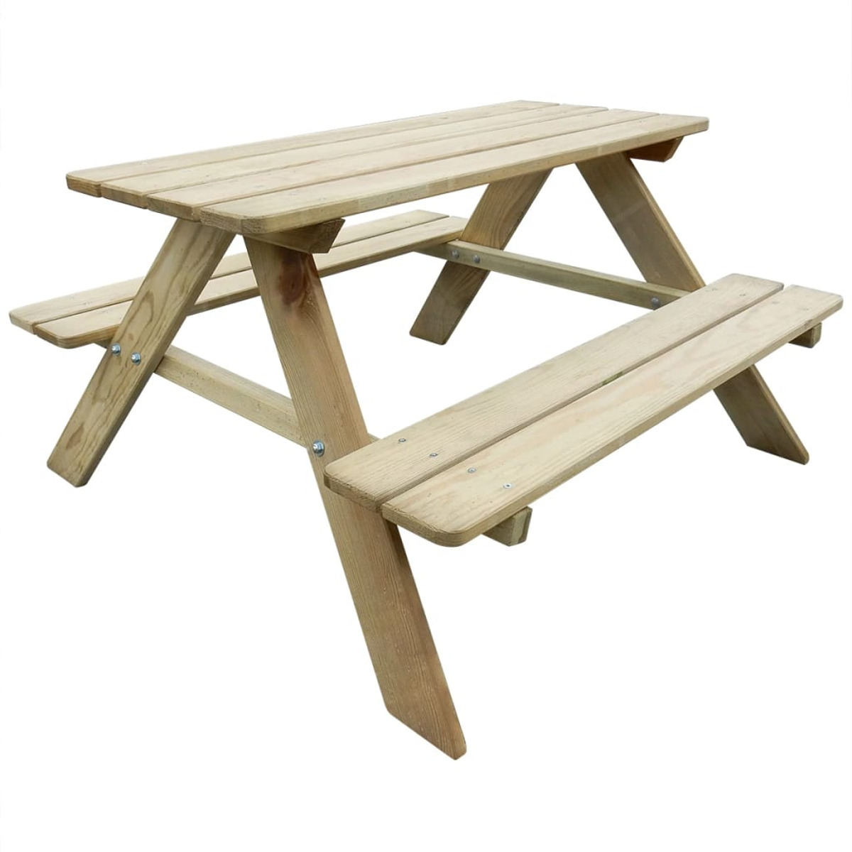 VIDAXL Holz-Naturfarben Gartentisch, 274307