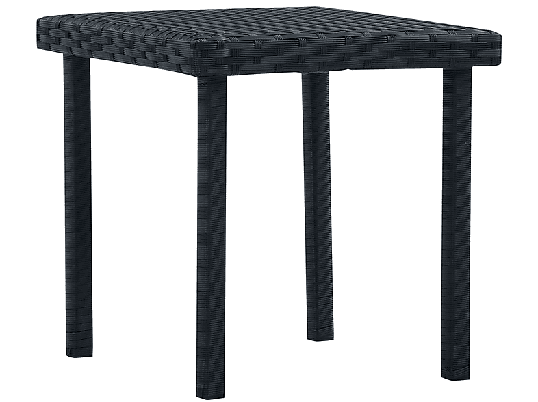 VIDAXL 48561 Gartentisch, Schwarz