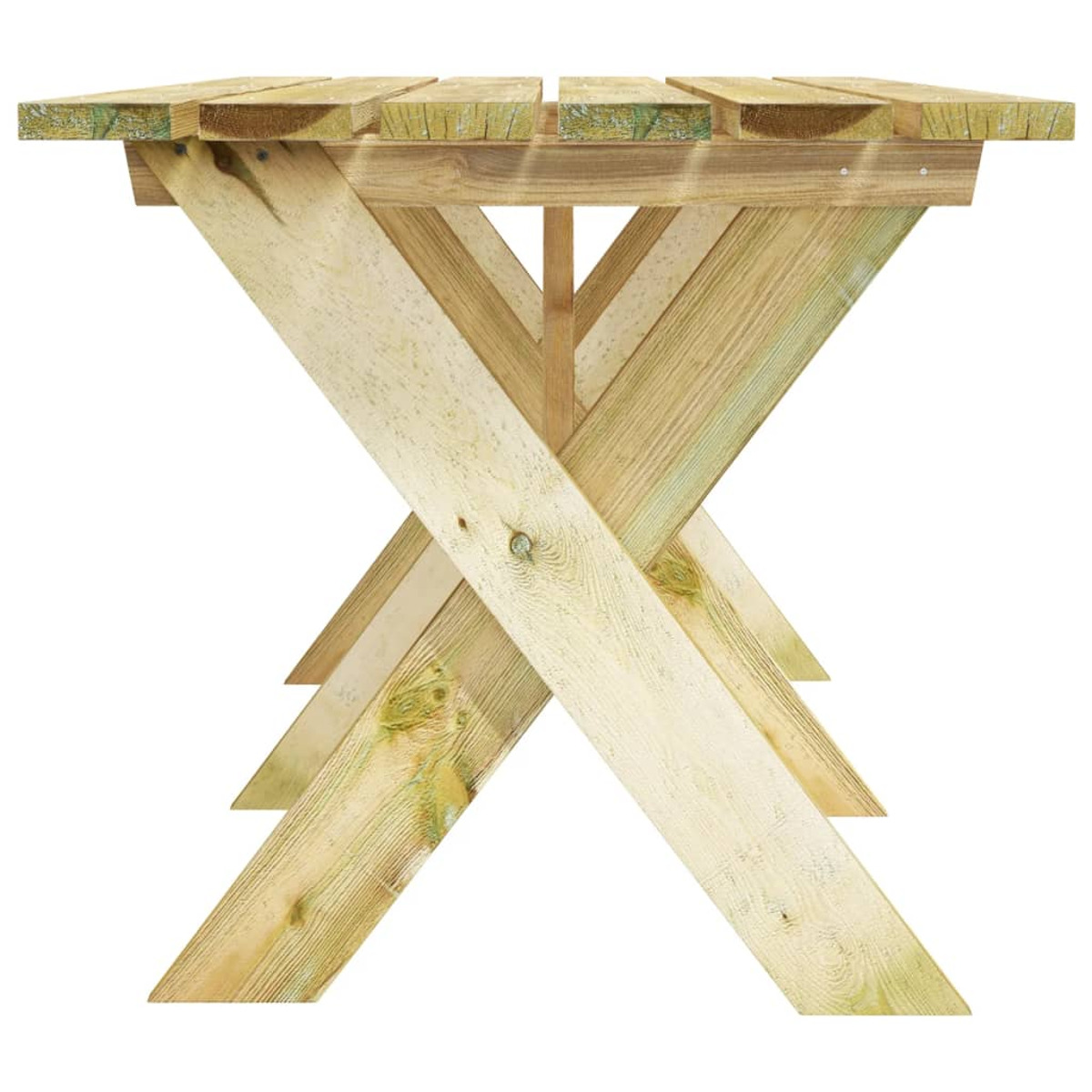 Gartentisch, 318424 VIDAXL Holz-Naturfarben