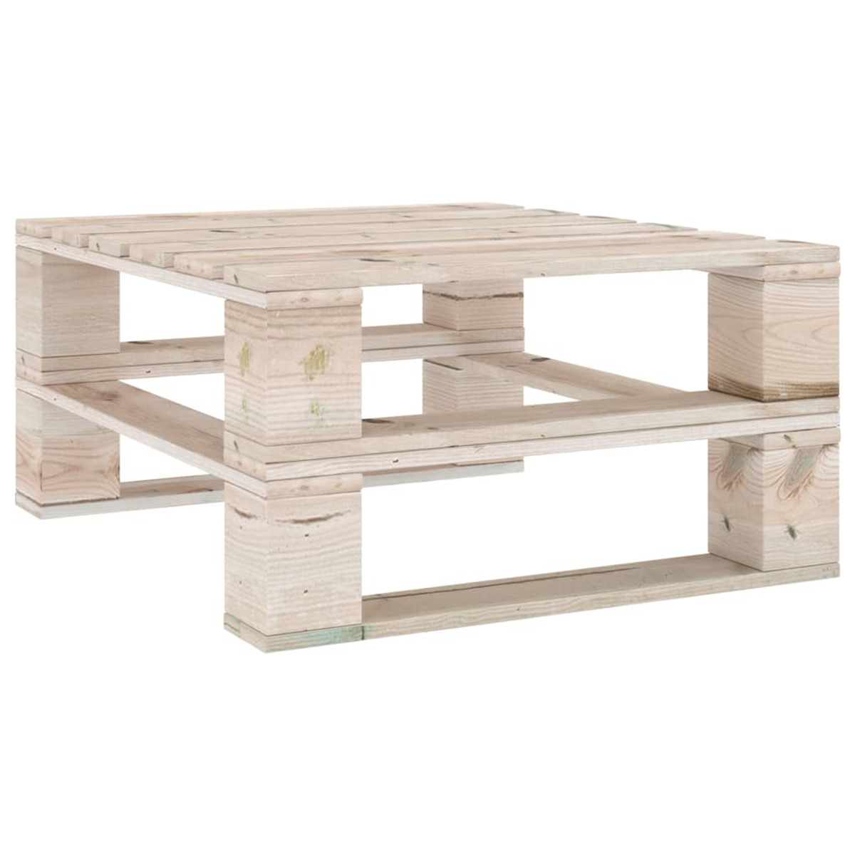 315825 Holz-Naturfarben Gartentisch, VIDAXL