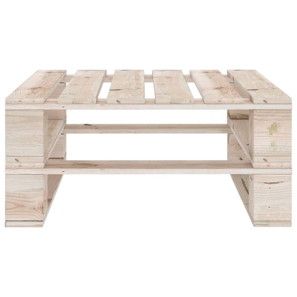 315825 Holz-Naturfarben Gartentisch, VIDAXL