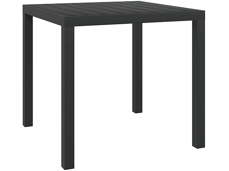 VIDAXL 42790 Gartentisch, Schwarz