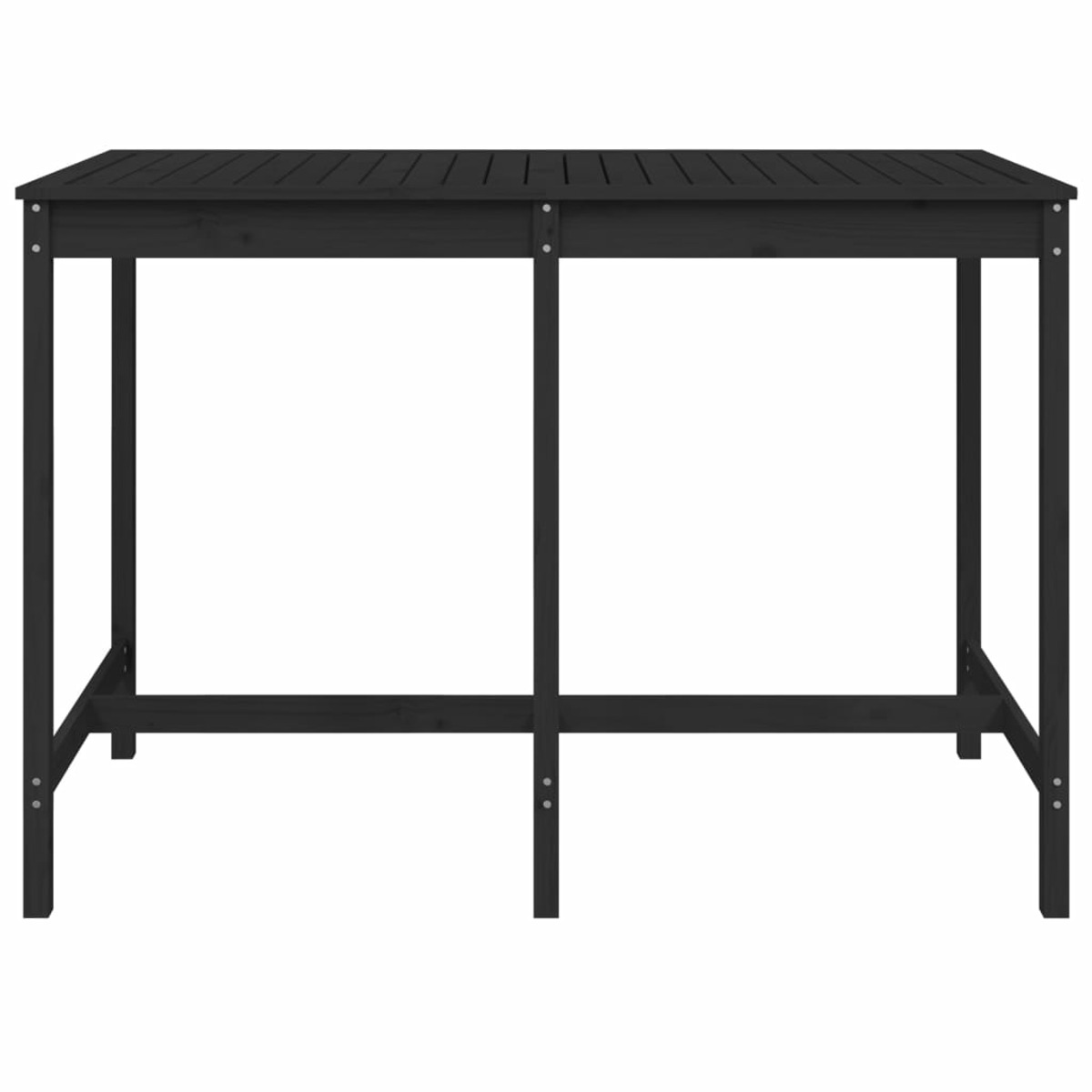 VIDAXL 824099 Schwarz Gartentisch