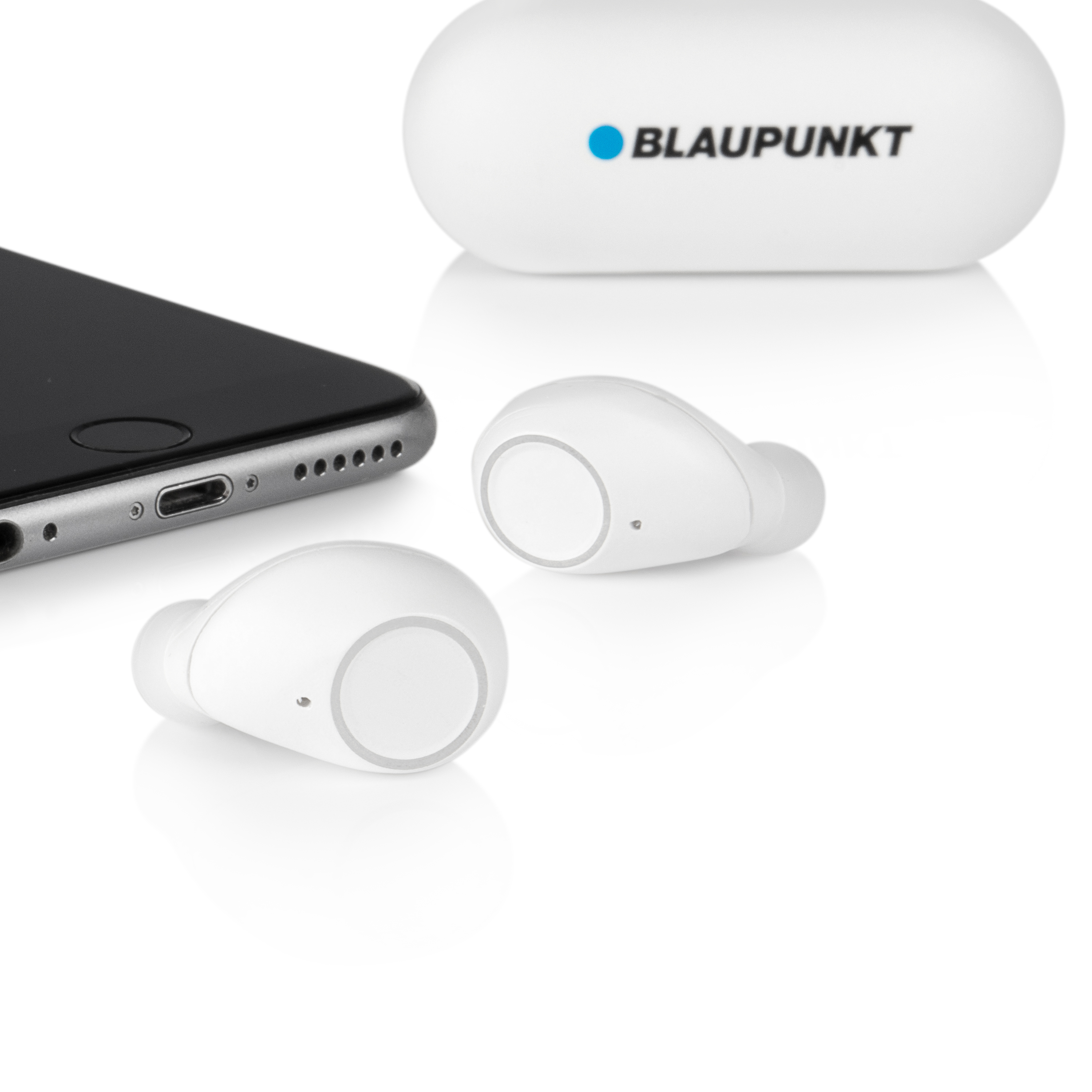 BLAUPUNKT Bluetooth BTW 10, | Kopfhörer weiß In-ear In-Ear Kopfhörer