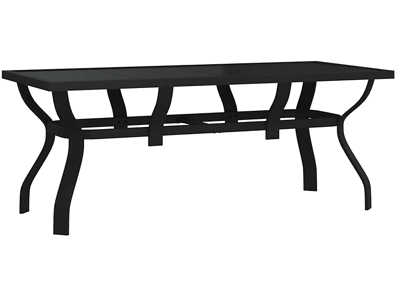 Gartentisch, 318769 VIDAXL Schwarz