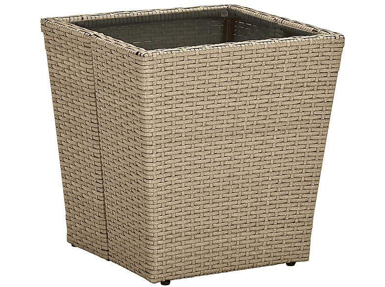 VIDAXL Gartentisch, und 310557 Beige Transparent