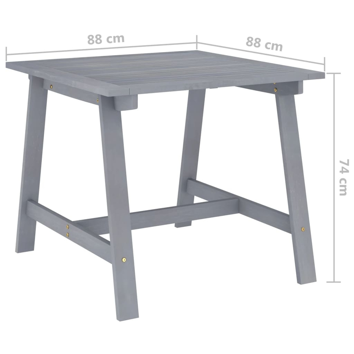 Gartentisch, Grau VIDAXL 312410