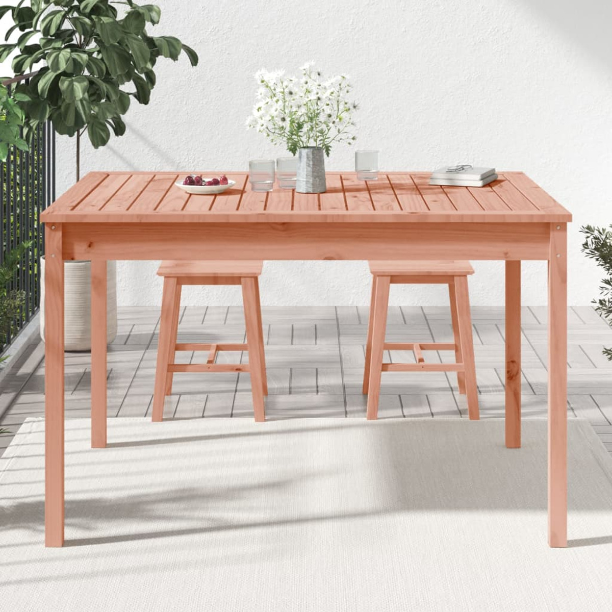 Gartentisch, 823974 VIDAXL Holz-Naturfarben