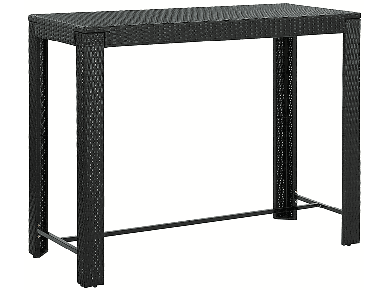 VIDAXL 45877 Gartentisch, Schwarz