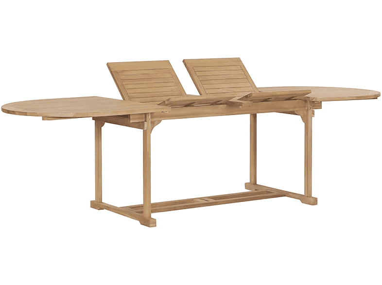 VIDAXL 44679 Gartentisch, Holz-Naturfarben