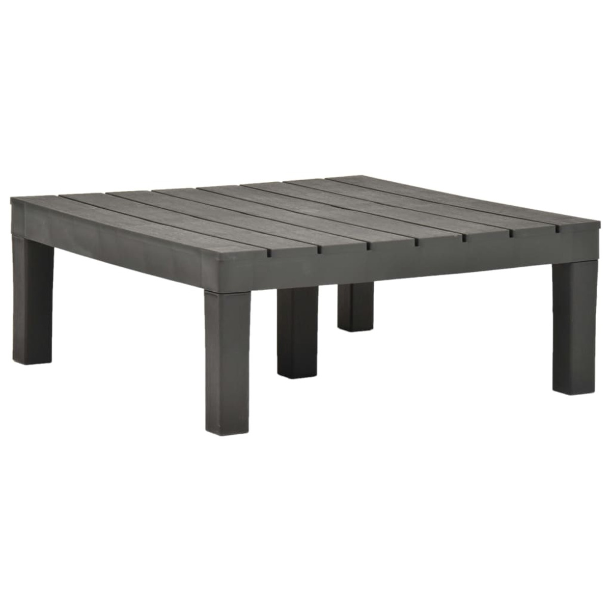 VIDAXL 48828 Gartentisch, Anthrazit