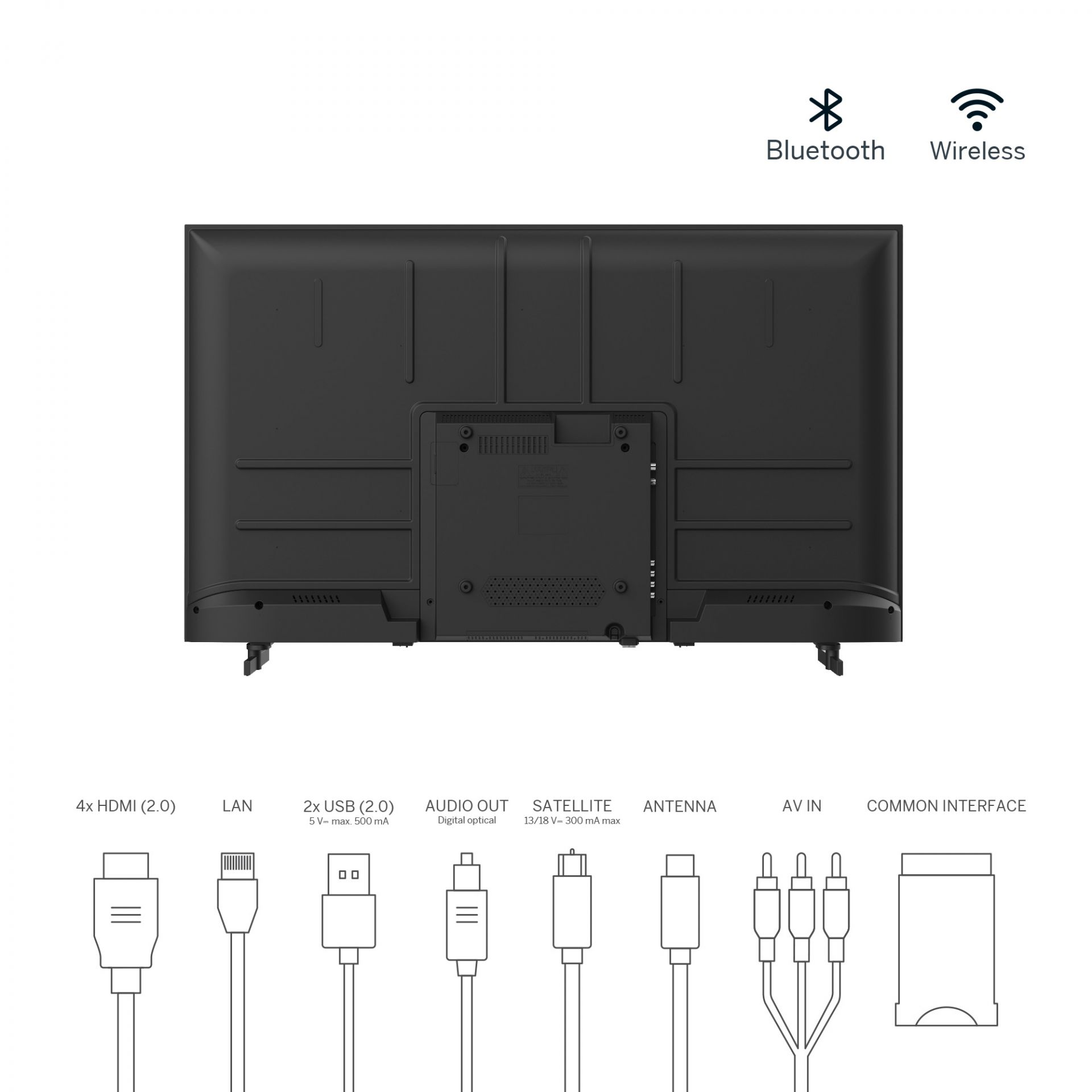 SMART UHD 4K, TV) TV THOMSON (Flat, / 43UA5S13 109 LED cm, 43 Zoll