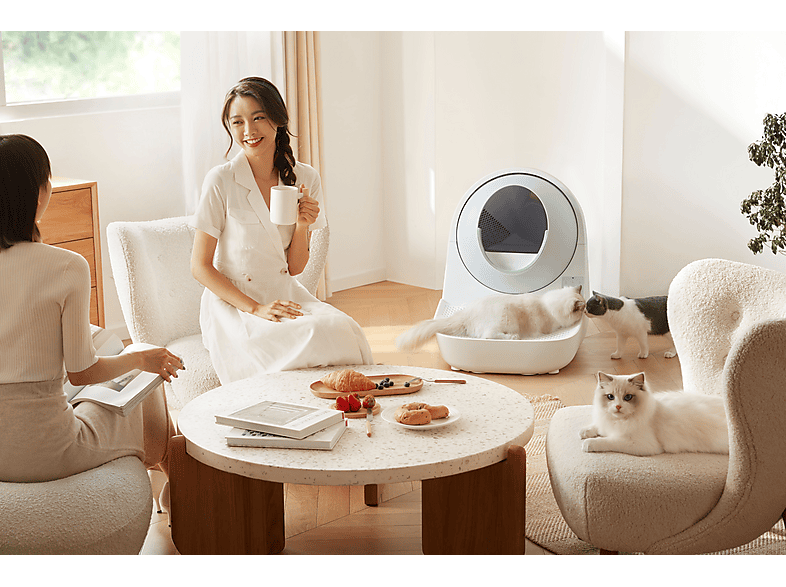CATLINK Scooper Pro X Otomatik Kedi Tuvaleti Beyaz Fiyat & Özellik