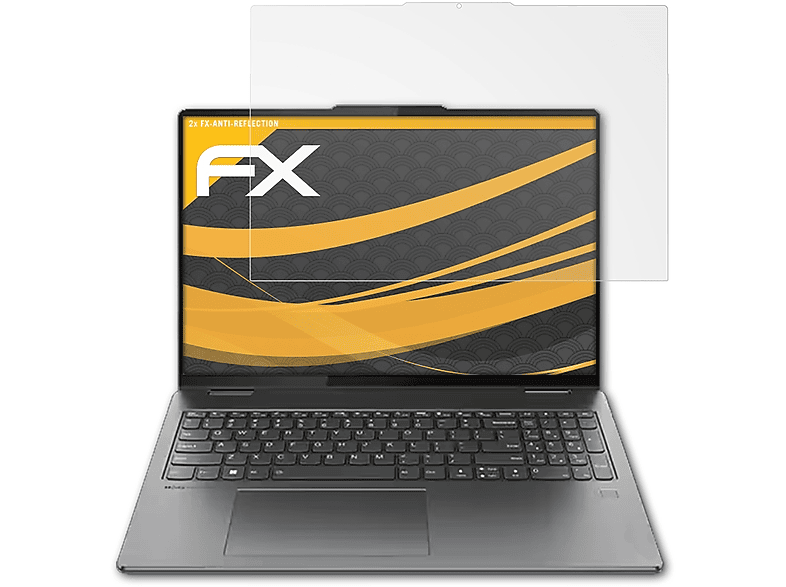ATFOLIX 2x FX-Antireflex Displayschutz(für Lenovo 8 7i Inch)) 16 (Gen Yoga