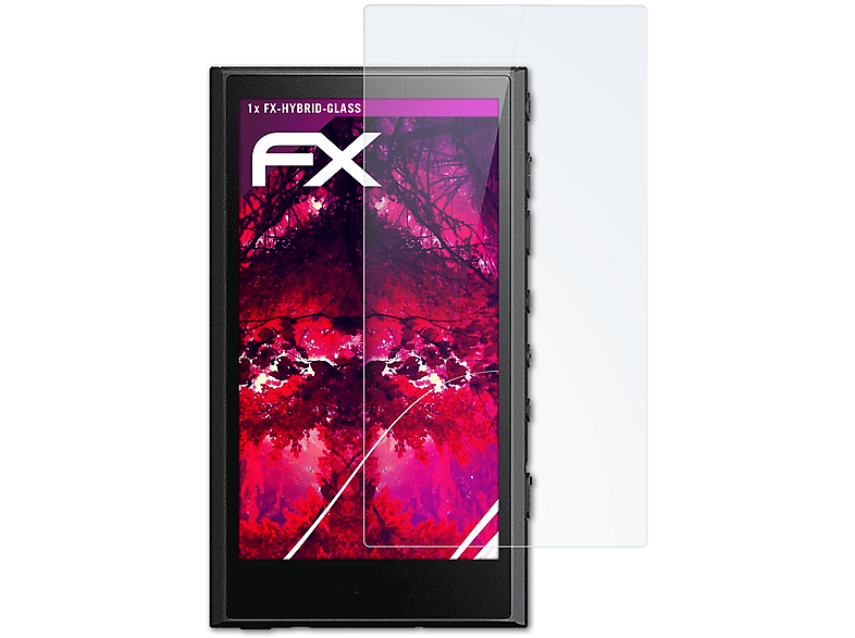 ATFOLIX FX-Hybrid-Glass Schutzglas(für Sony Walkman NW-A306)