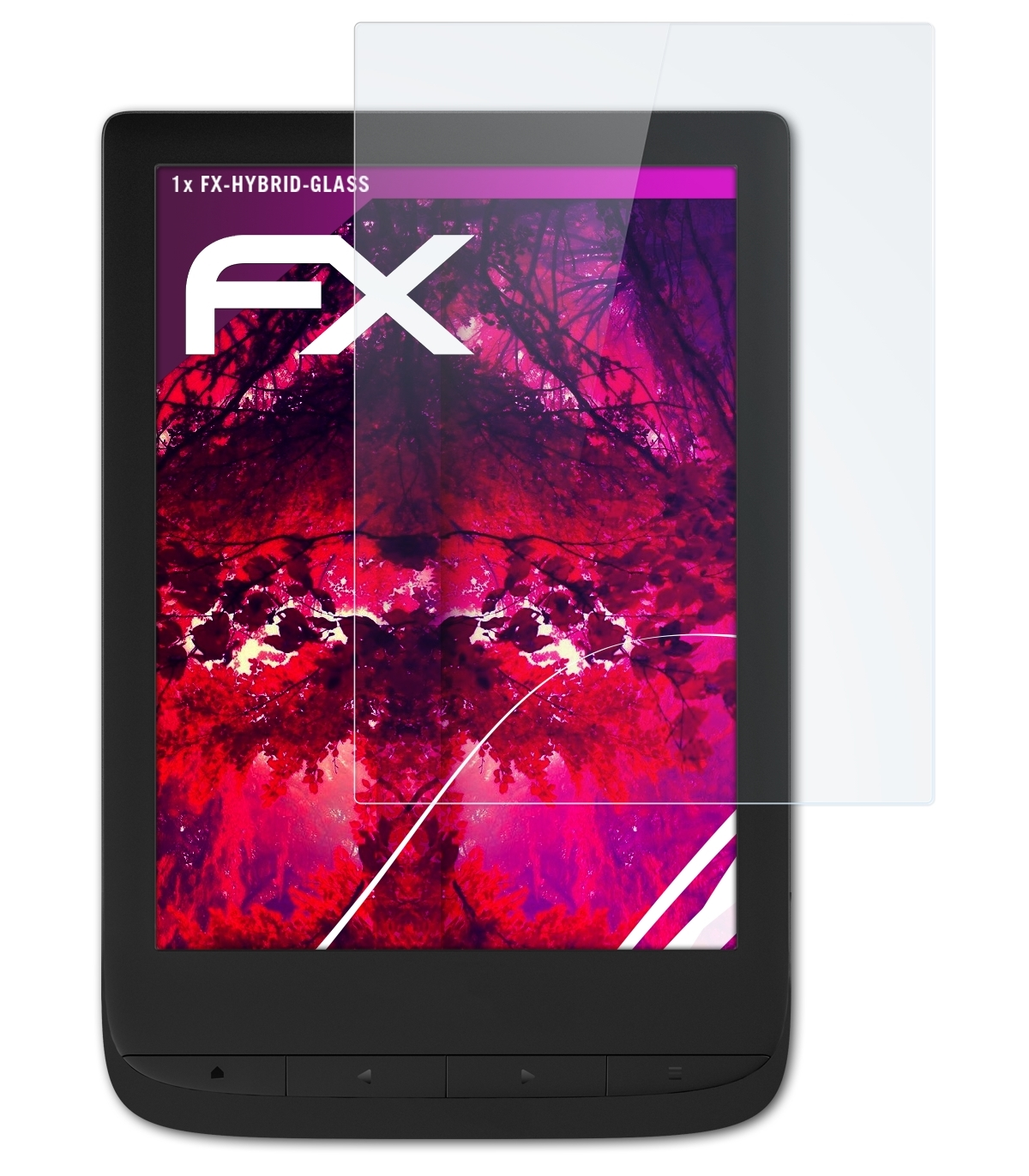 ATFOLIX FX-Hybrid-Glass Schutzglas(für 5) Touch Lux Vivlio
