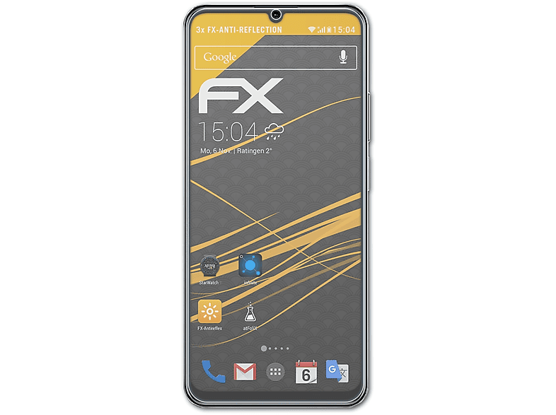 ATFOLIX 3x FX-Antireflex Realme Displayschutz(für C53)