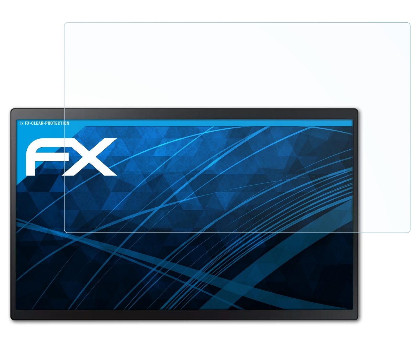 ATFOLIX FX-Clear QBR-TB 24 Samsung Displayschutz(für (LH24QBRTFGCXEN)) Inch