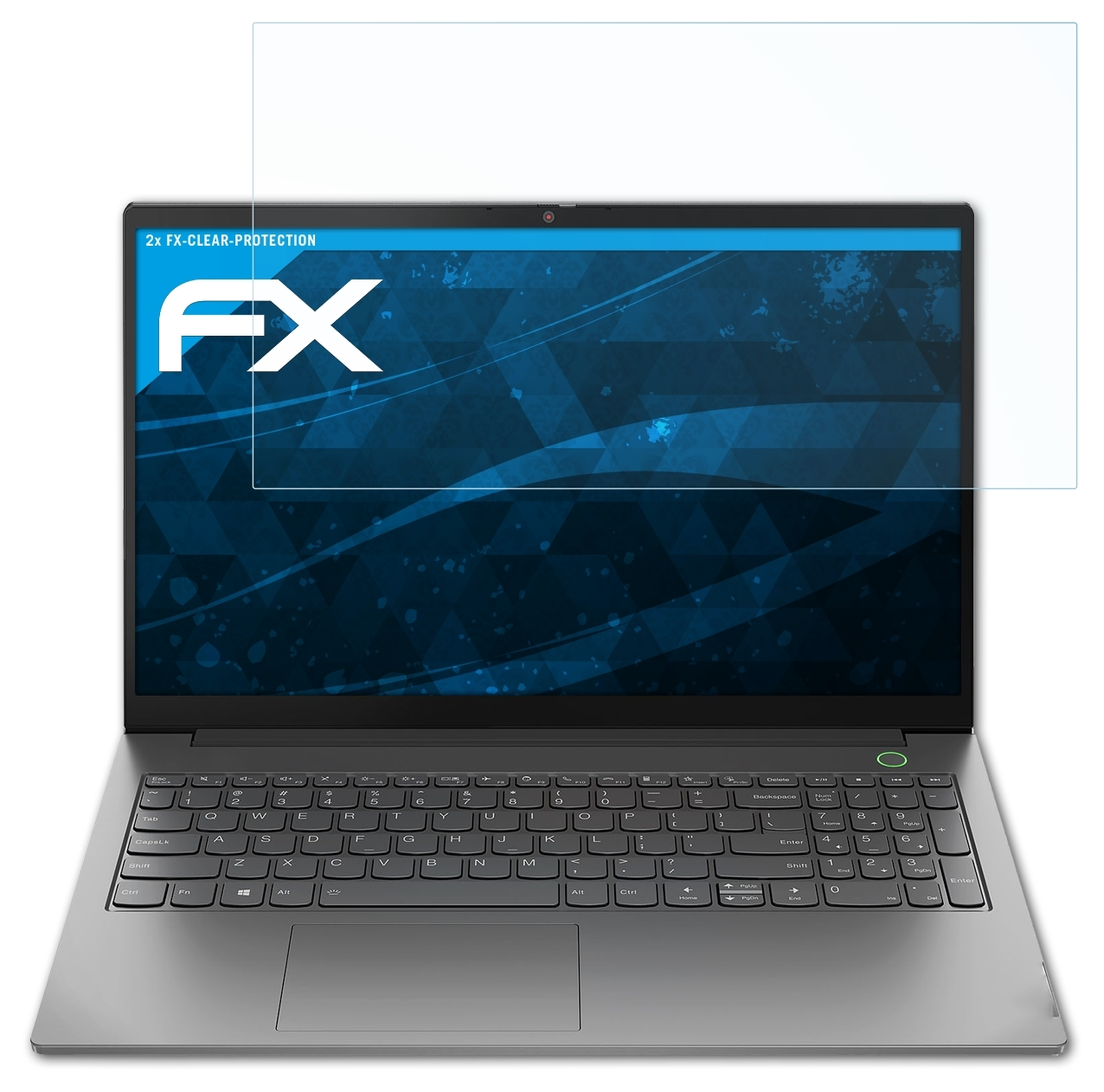 ATFOLIX 2x FX-Clear Displayschutz(für Lenovo 2 15 (Gen ITL)) ThinkBook