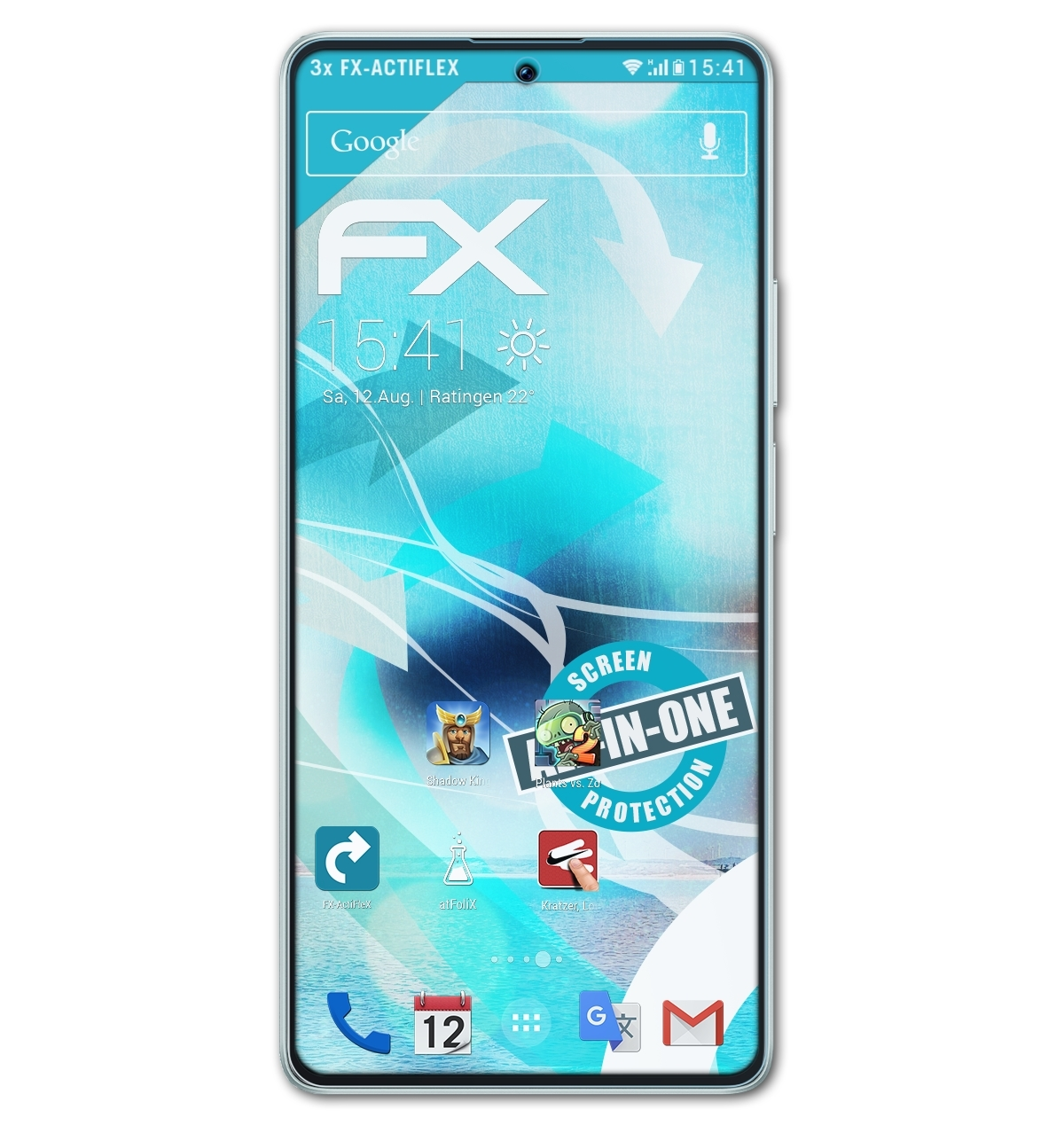 Xiaomi Displayschutz(für ATFOLIX FX-ActiFleX 3x F5) Poco