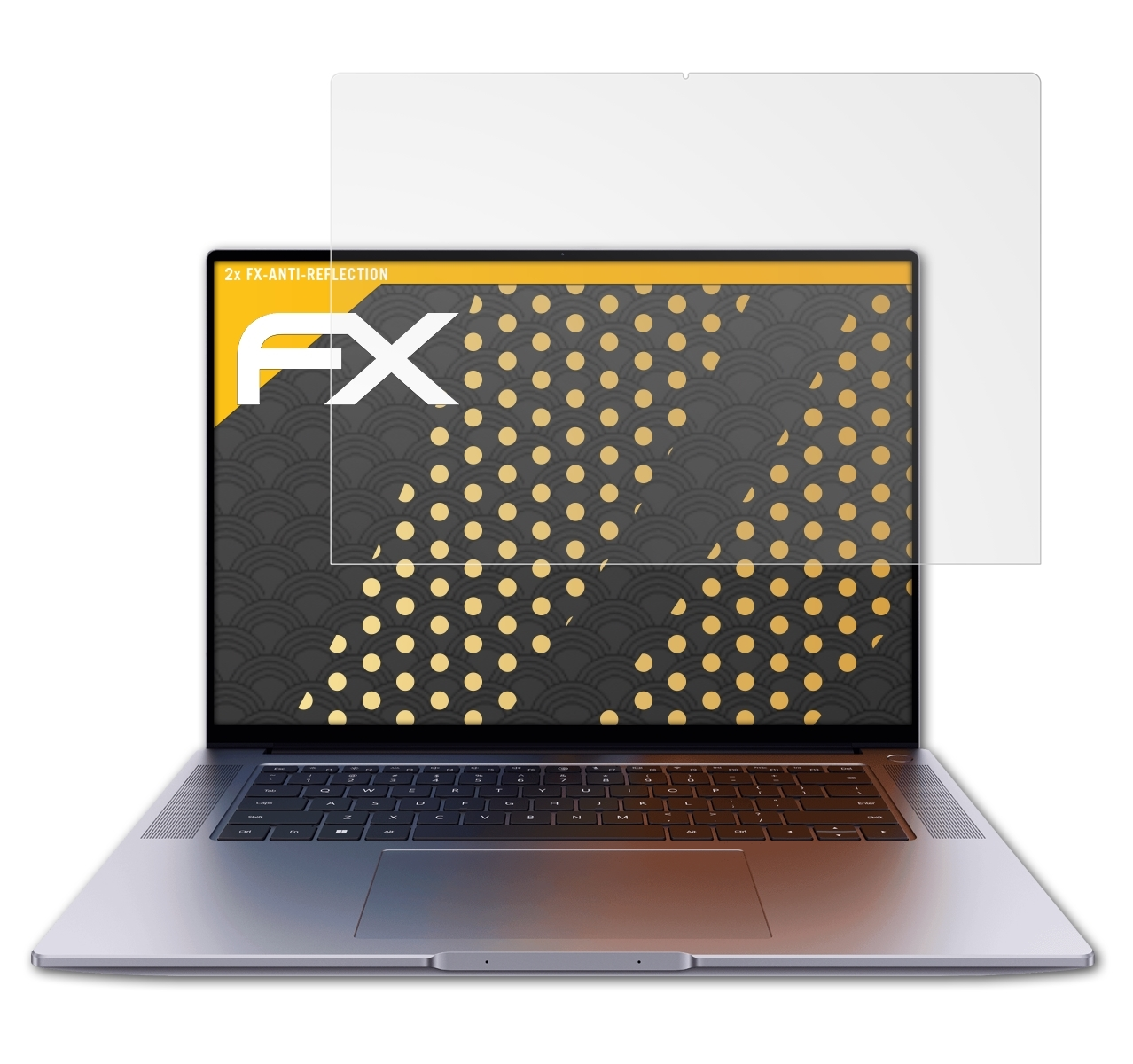 MateBook Huawei ATFOLIX FX-Antireflex 2x 16s (2023)) Displayschutz(für