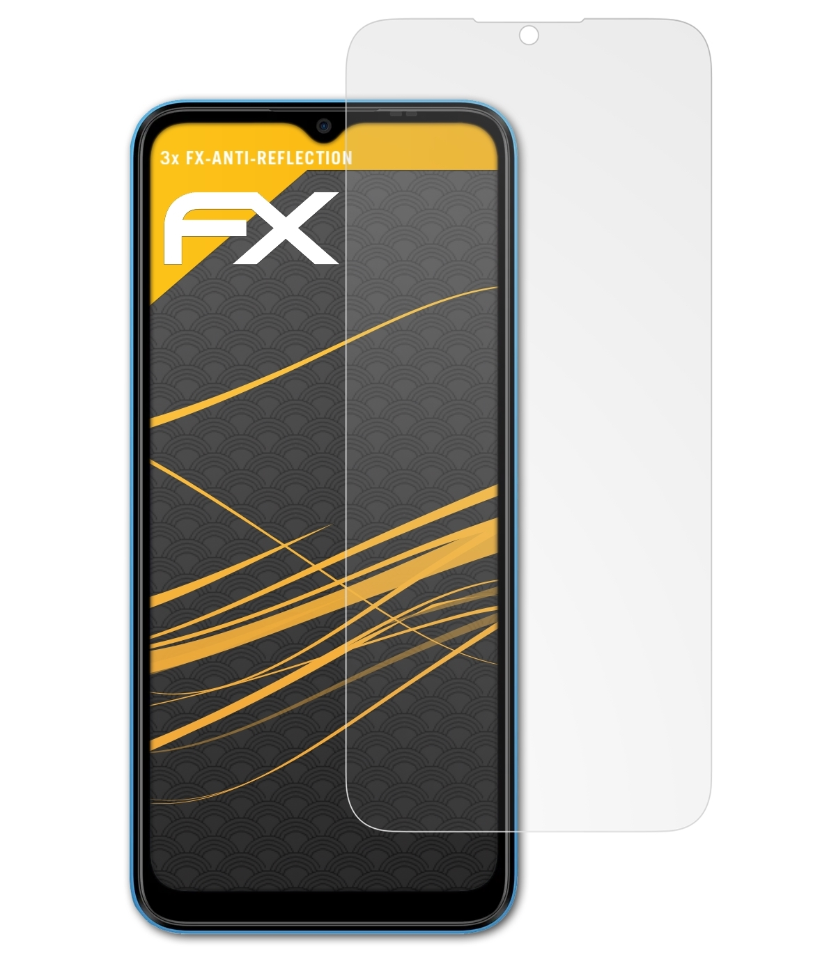 ATFOLIX 3x FX-Antireflex Displayschutz(für Note AGM N1)