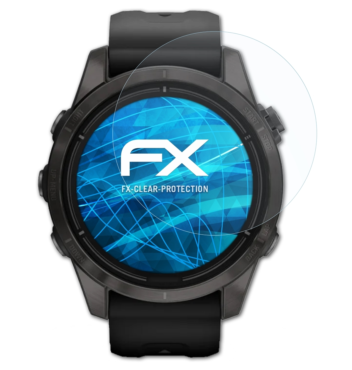 ATFOLIX 3x FX-Clear Displayschutz(für Garmin (42 2 mm)) Pro Epix Gen
