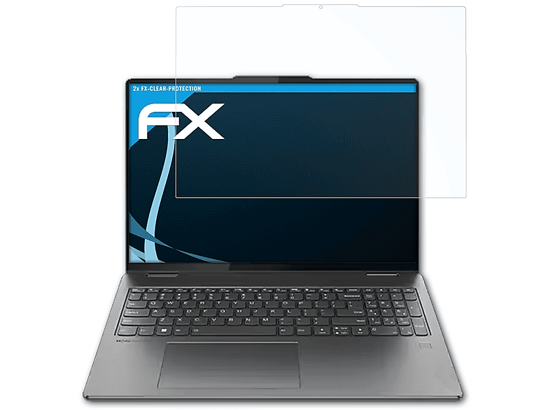 2x (Gen FX-Clear 8 Inch)) 7i ATFOLIX Lenovo Yoga Displayschutz(für 16