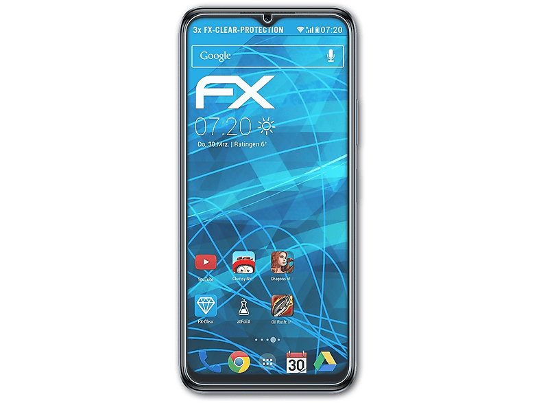 ATFOLIX 3x FX-Clear Displayschutz(für Infinix Hot 20) | Displayschutzfolien & Gläser